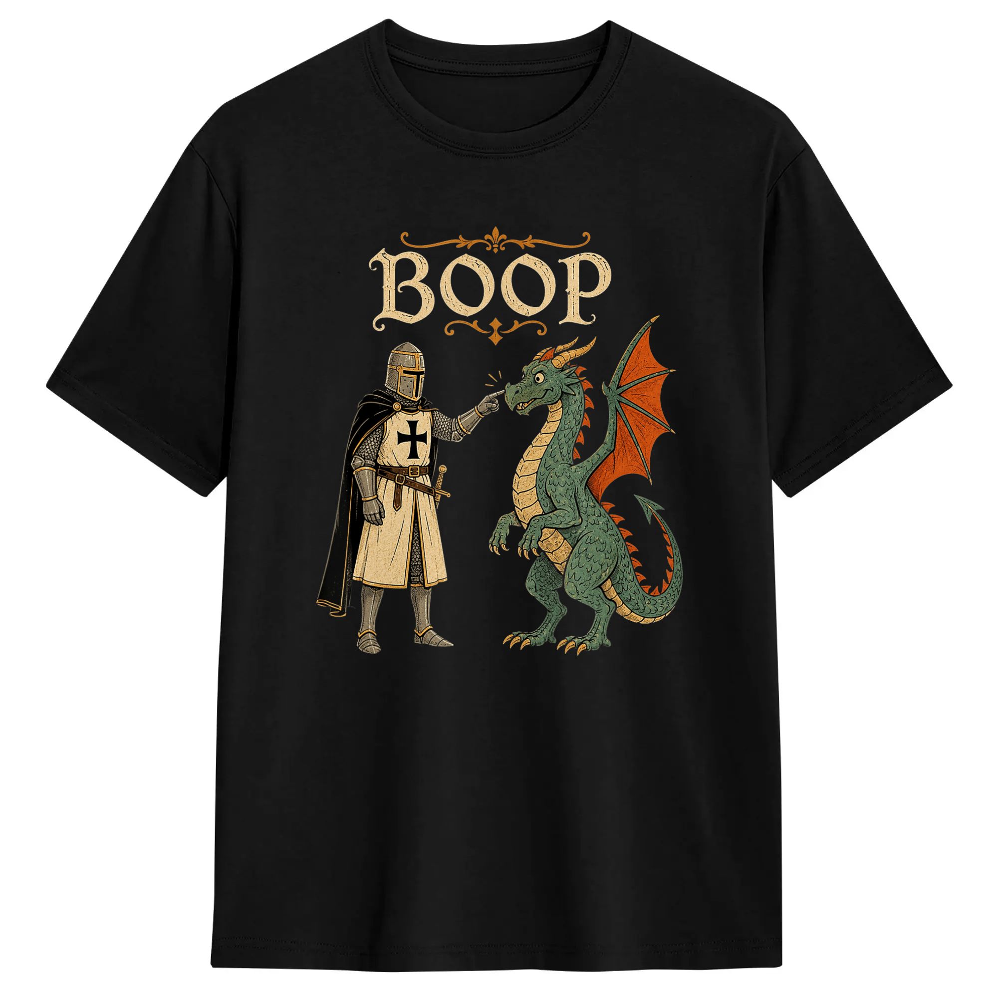 Summer Knights Clothing - Kaos Streetwear Musim Panas Boop Dragon