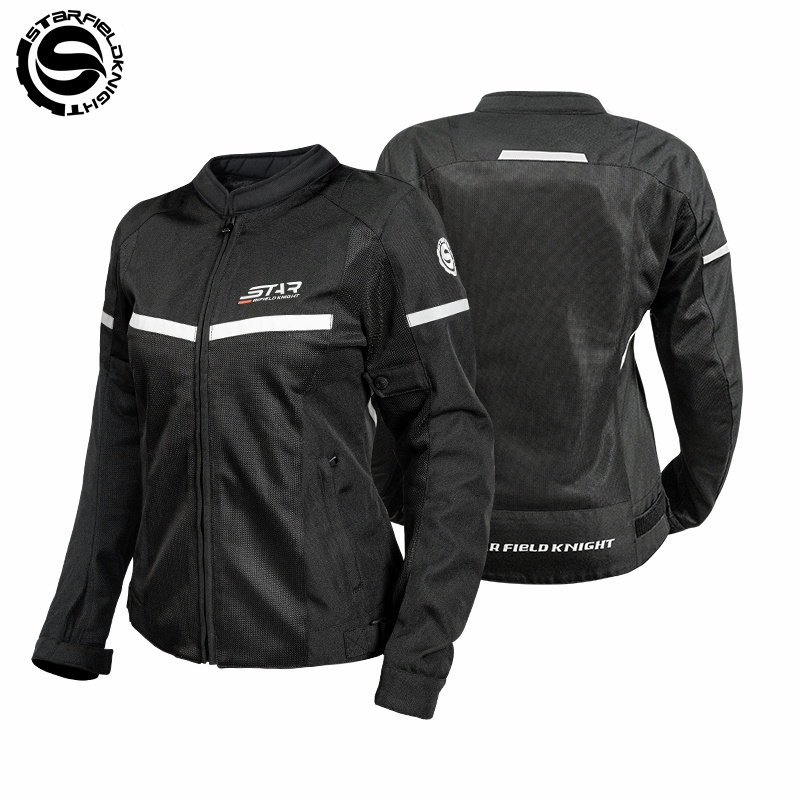 Summer Knights Clothing - Jaket Motor Hitam & Putih SFK