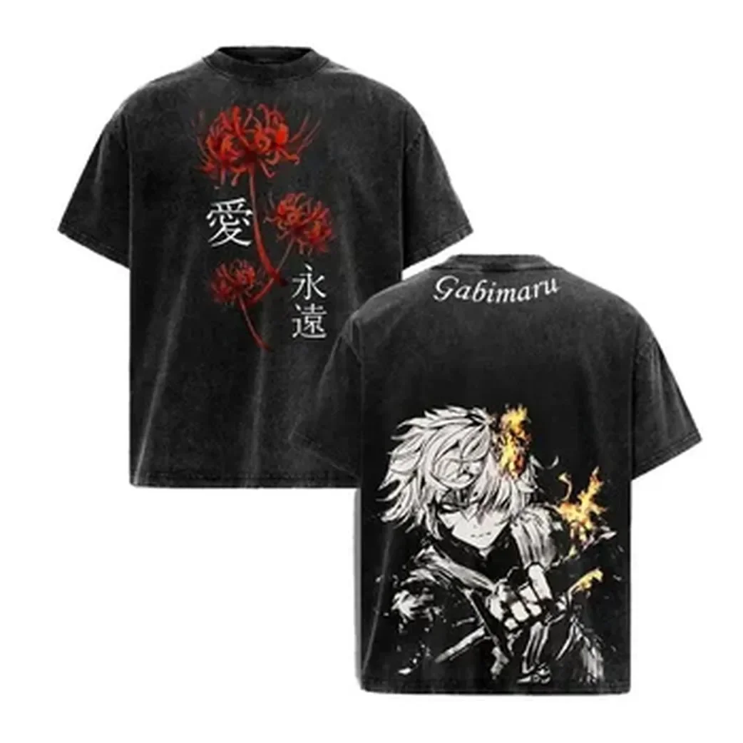 Summer Clothing Italy - Kaos Anime Jepang Hell's Paradise Gabimaru