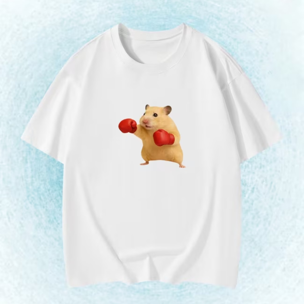 Summer Clothing For Baby Boy - Kaus Pola Hamster Lucu Meme Anak