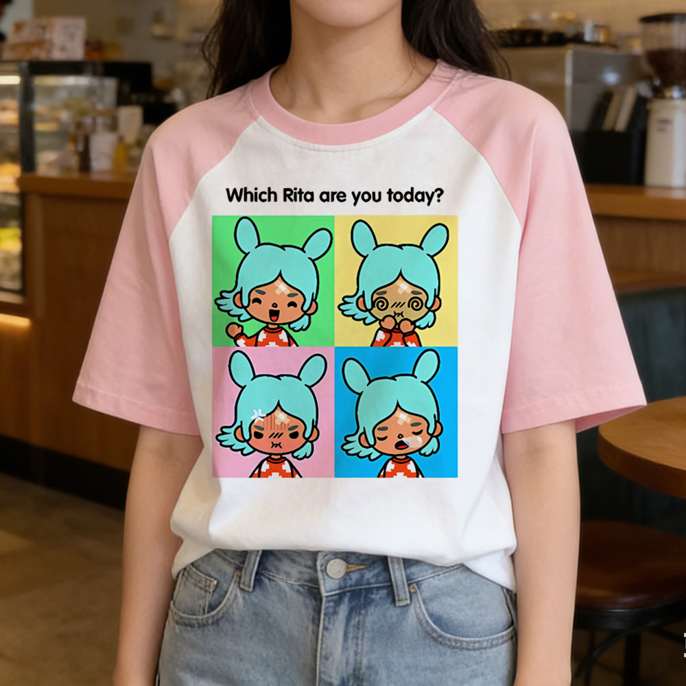 Summer Clothing Teens - Kaos Toca Boca Remaja Gyaru 2000-an