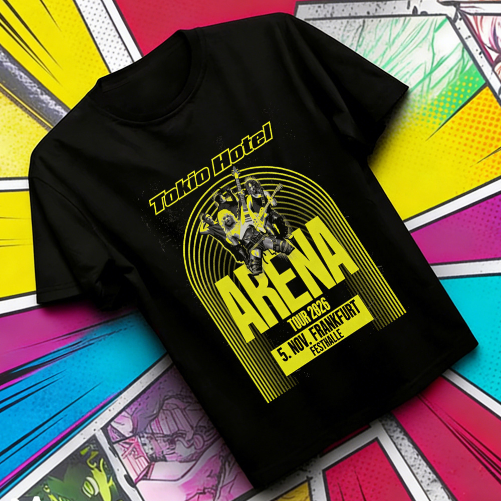 Summer Clothing Teens - Kaos Katun Tokio Hotel Arena Tour