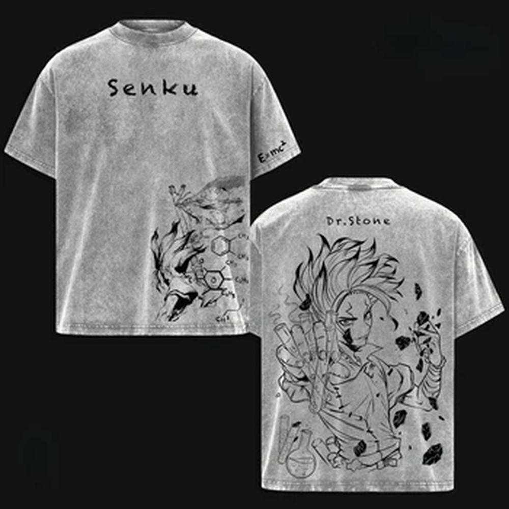 Summer Clothing Italy - Kaos Ishigami Senkuu Dr.STONE, Kaos Anime
