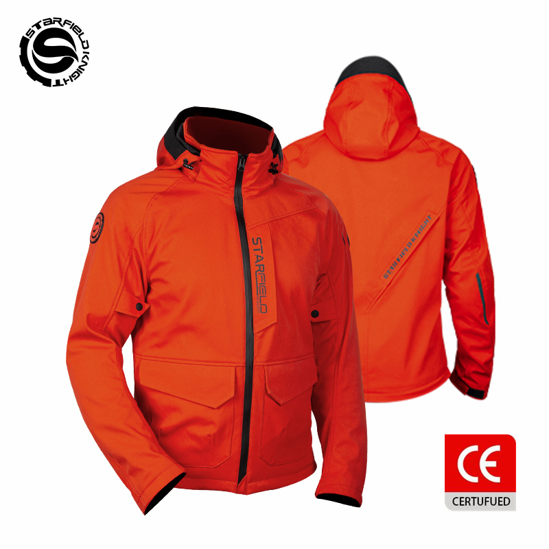Summer Knights Clothing - SFK Jaket Motor Oranye Pria Wanita