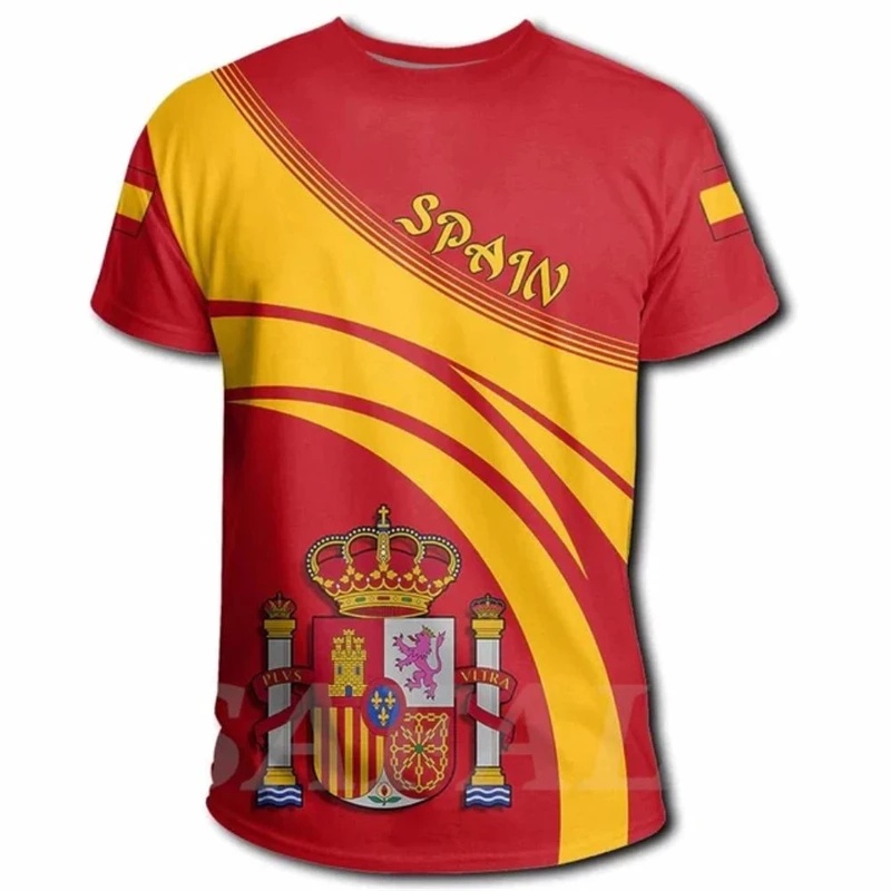 Summer Clothing Trends 2026 - Kaos Pria Merah dan Kuning Musim