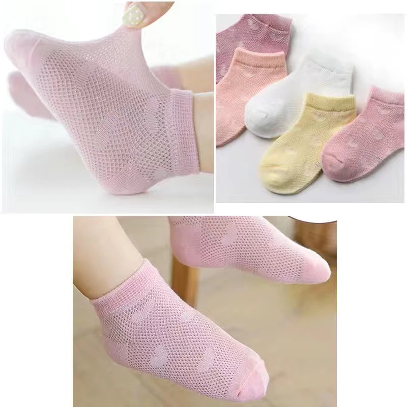Summer Clothing For Baby Boy - 5 Pasang Set Kaus Kaki Jaring