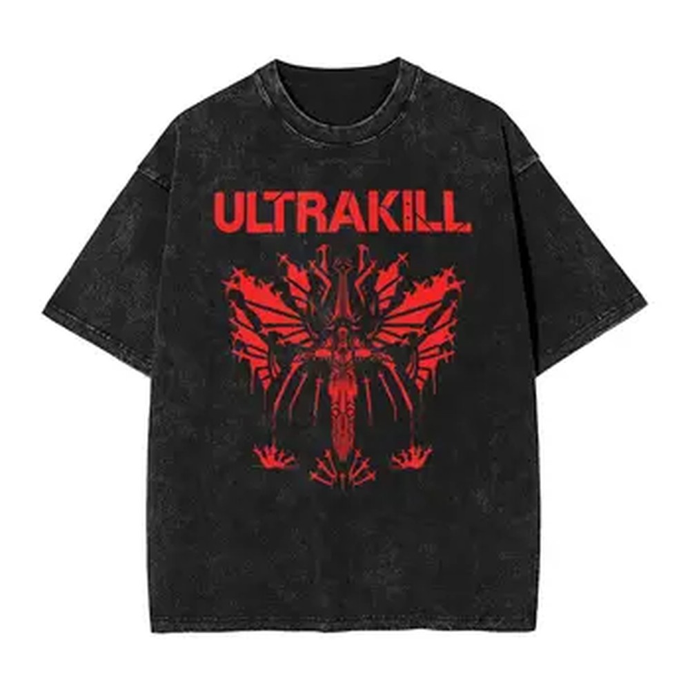 Summer Clothing Italy - Kaos Game Tembak-Tembak Ultrakill yang Keren,