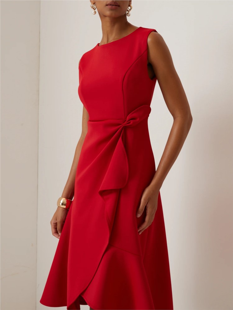 Summer Clothing Drawing - Gaun Malam Wanita Elegan Musim Gugur