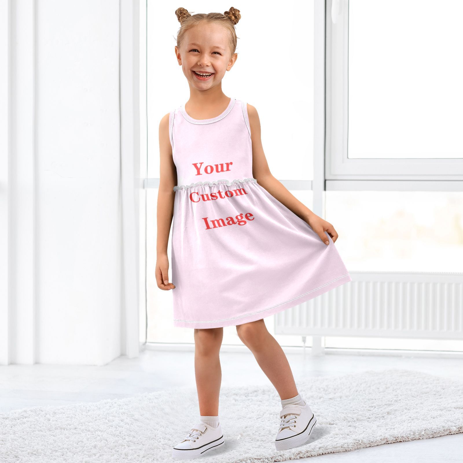 Summer Clothing Images - Pakaian Anak Perempuan Gaun Tanpa Lengan