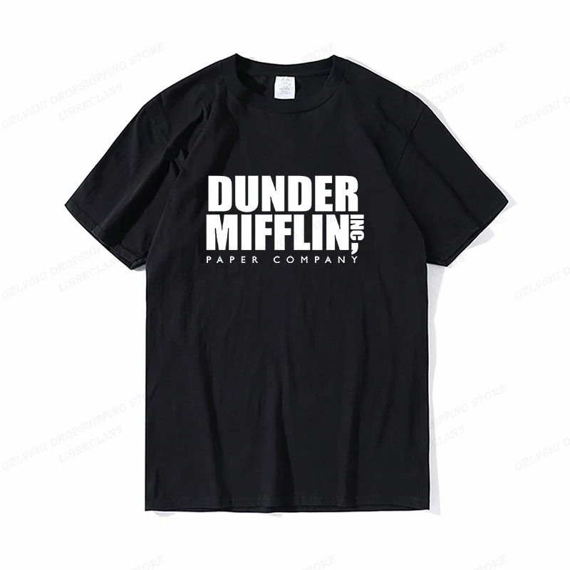 Summer Clothing Teens - DUNDER MIFFLIN kaus pria mode kaus