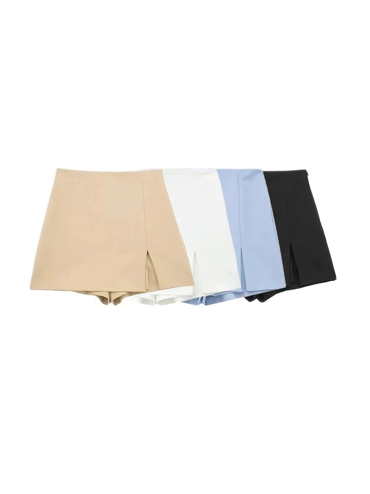 Summer Zara - Rok Celana Pendek Wanita dengan Belahan