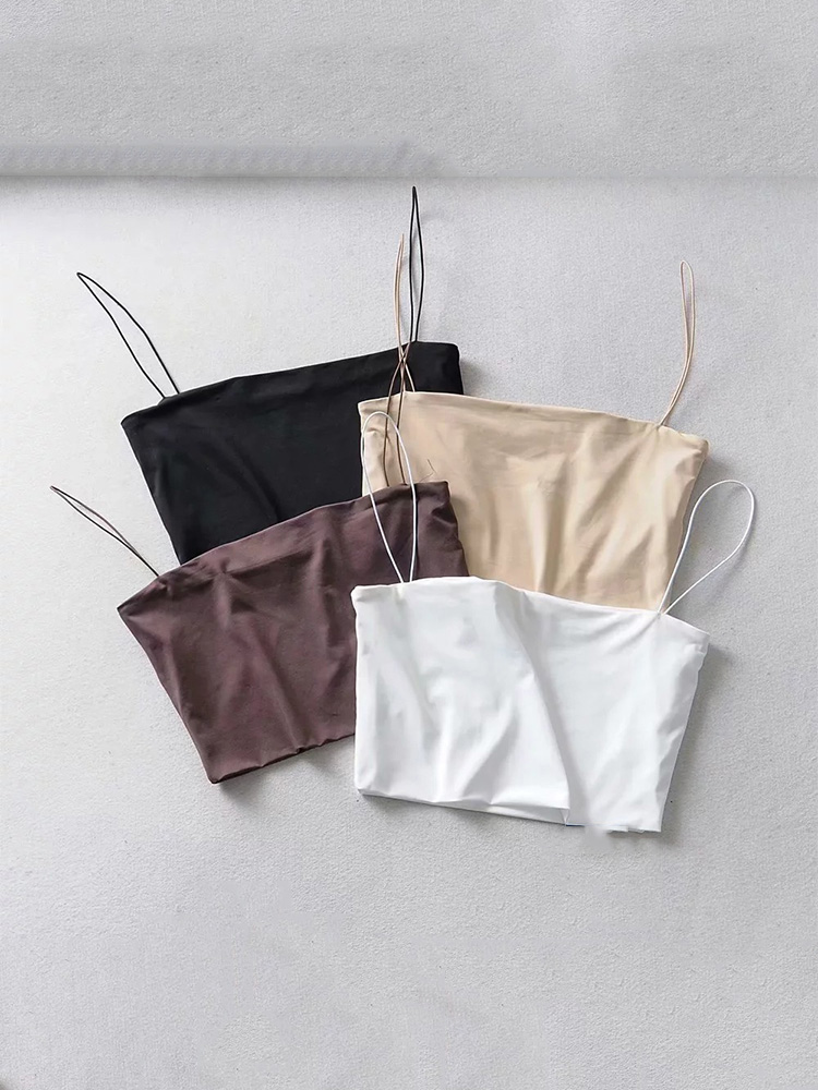 Summer Zara - Atasan Crop Wanita Musim Panas 2022