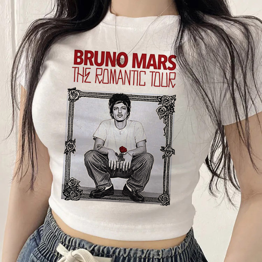 Bruno Mars crop top teen anime - Summer Clothing Teens ulasan dan harga