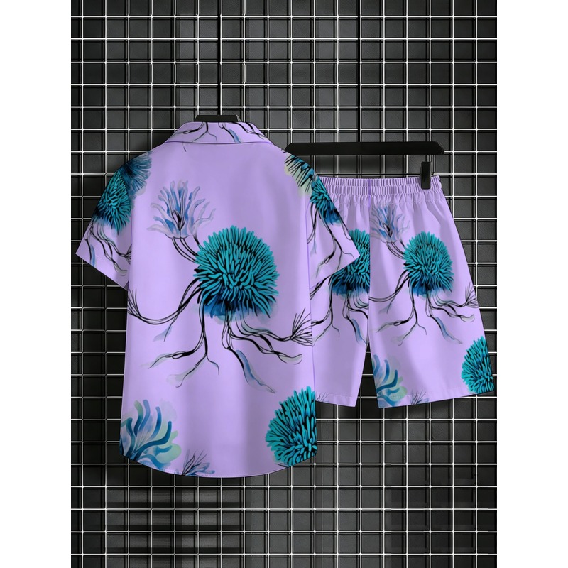 Setelan Kemeja dan Celana Pend - Beach Shirt Hawaiian ulasan dan harga