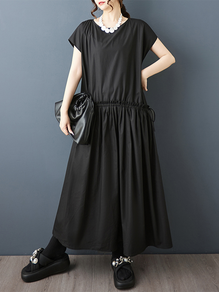 Gaun Tanpa Lengan Vintage Hita - Summer Clothing Drawing ulasan dan harga