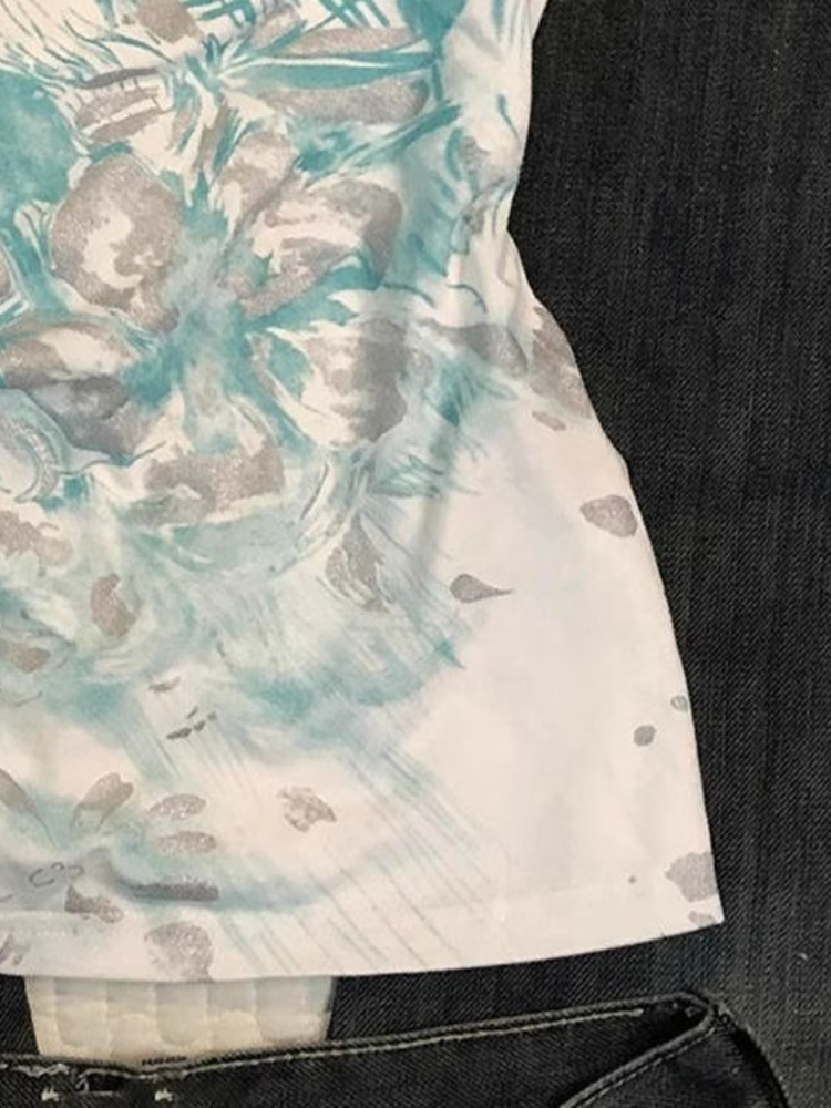 Y2k Spicy Girl Tanks Kerah Mir - Summer Clothing Drawing ulasan dan harga