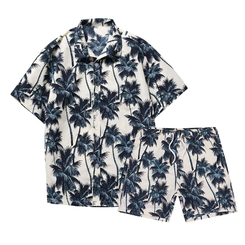 Setelan Kemeja Pria Motif Poho - Beach Shirt Hawaiian ulasan dan harga