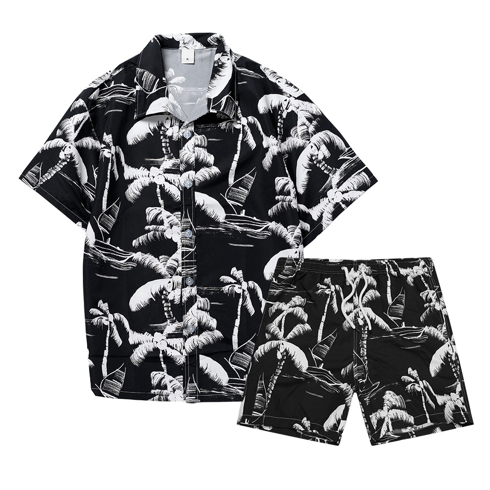 Setelan Kemeja Pria Motif Poho - Beach Shirt Hawaiian ulasan dan harga