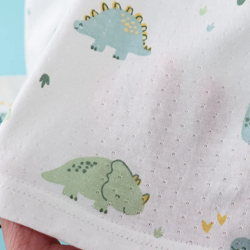 Setelan Rompi Katun Bambu Anak - Summer Clothing For Baby Boy ulasan dan harga