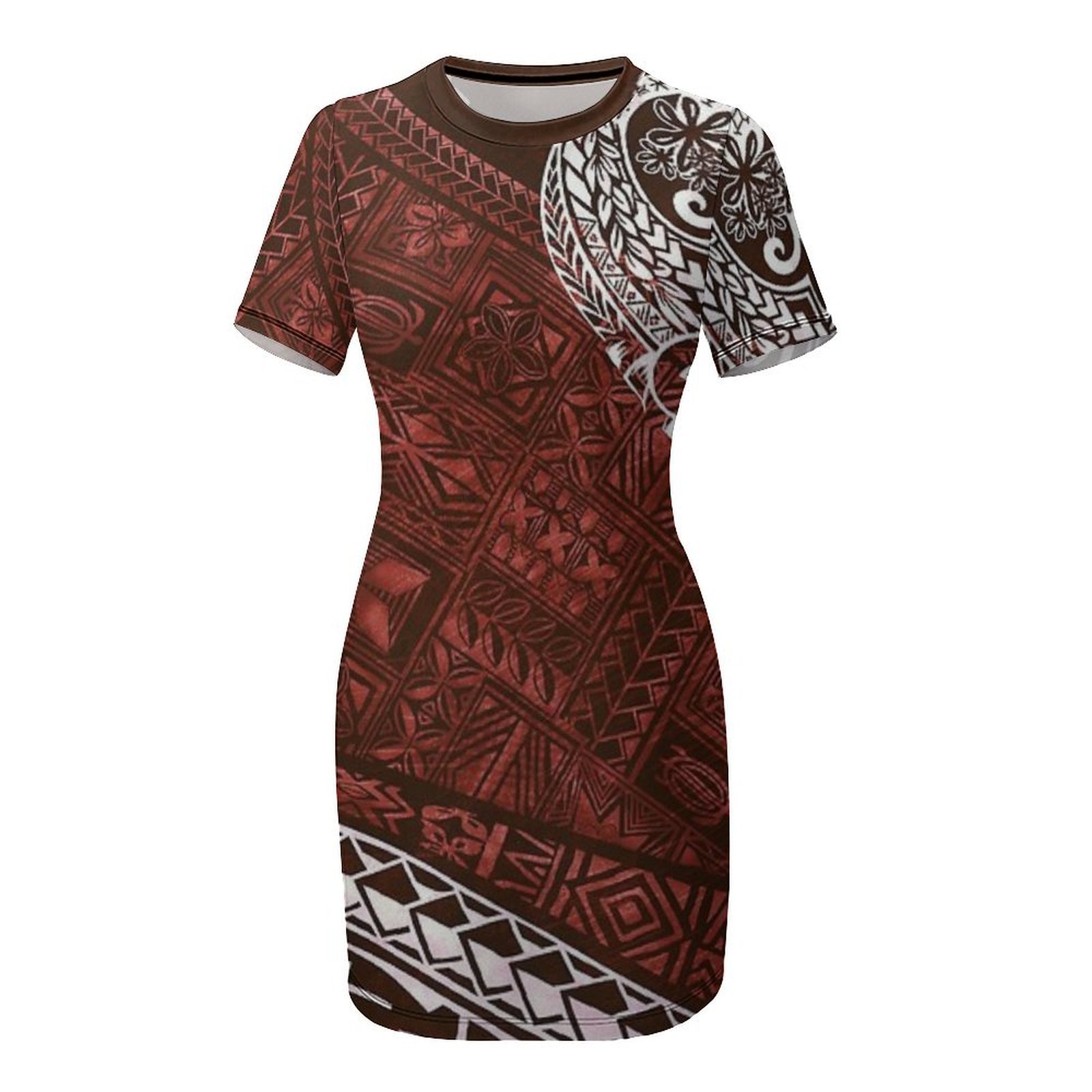 Gaun Lengan Pendek Motif Triba - Summer Clothing Drawing ulasan dan harga