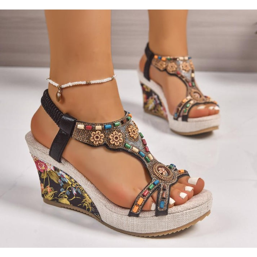 Sandal Wanita Kulit Musim Pana - Summer Clothing Plus Size ulasan dan harga