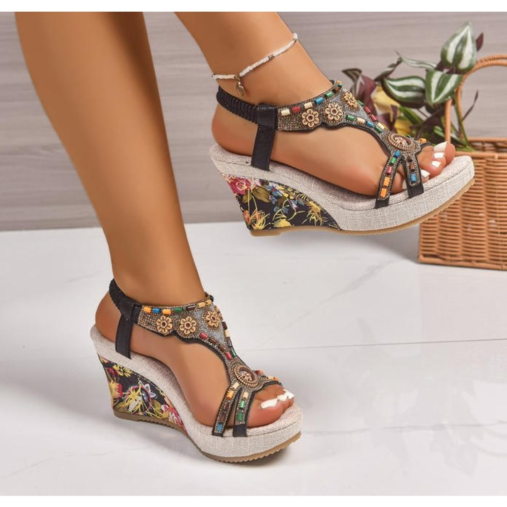 Sandal Wanita Kulit Musim Pana - Summer Clothing Plus Size ulasan dan harga