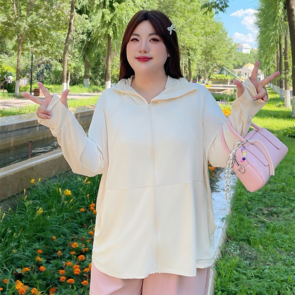 Pakaian Tabir Surya Sutra Es U - Summer Clothing Plus Size ulasan dan harga