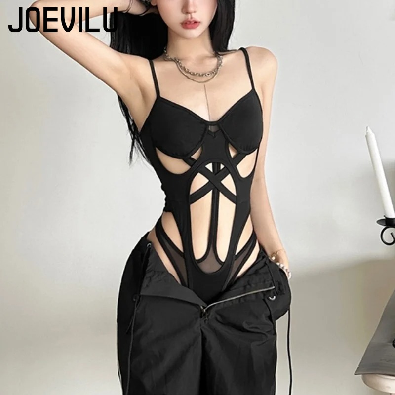 Bodysuit Hitam Y2K Wanita, Ata - Summer Clothing Bundle ulasan dan harga