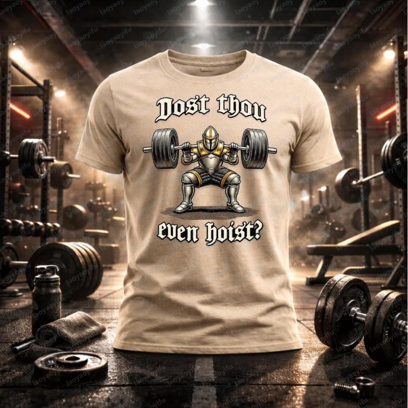 Dost Thou Even Hoist Cotton T- - Summer Knights Clothing ulasan dan harga