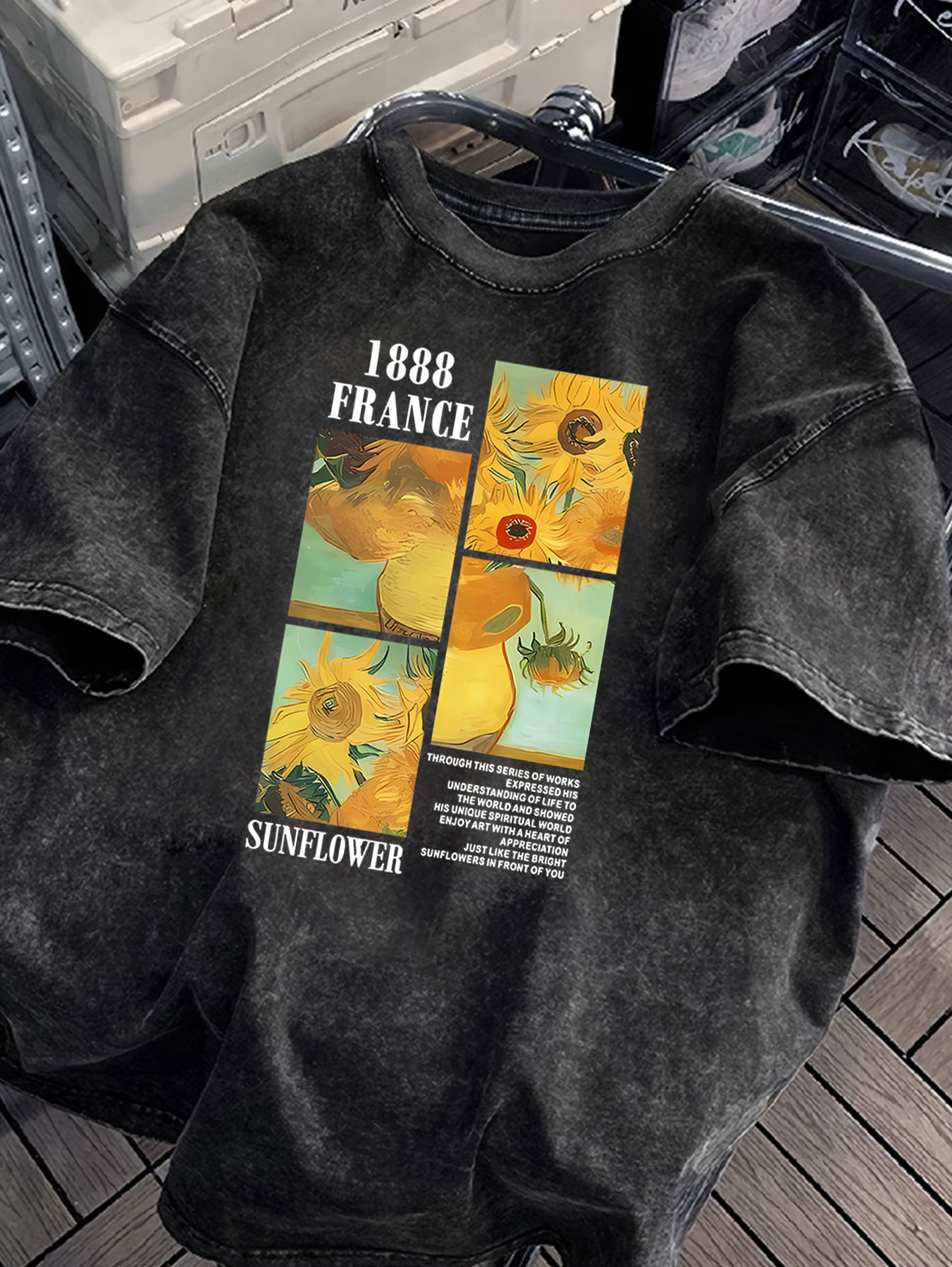 Kaos Vintage Wanita dengan Cet - Summer Clothing Drawing ulasan dan harga