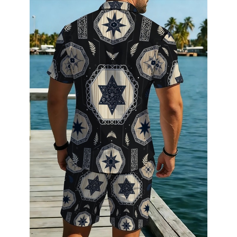 Setelan Baju dan Celana Pendek - Beach Shirt Hawaiian ulasan dan harga