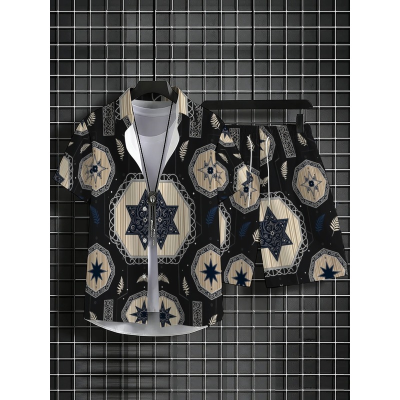 Setelan Baju dan Celana Pendek - Beach Shirt Hawaiian ulasan dan harga