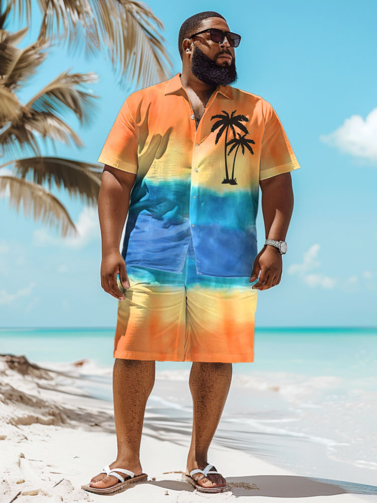 Setelan Kemeja Pria Motif Poho - Beach Shirt Hawaiian ulasan dan harga