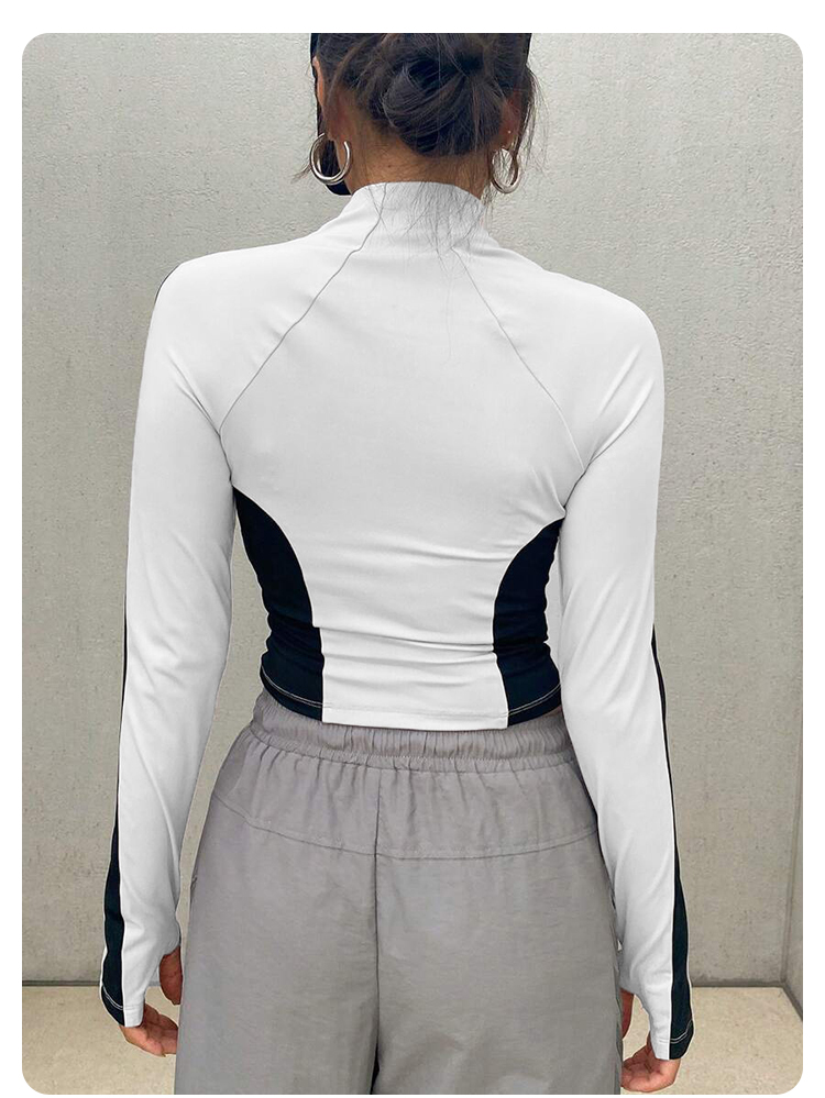 Pakaian Yoga Jaket Kerah Berdi - Summer Knit Clothing ulasan dan harga