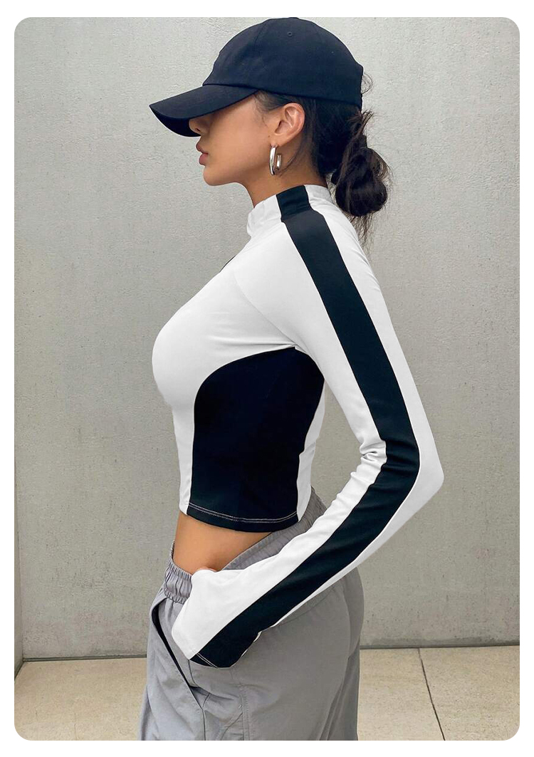 Pakaian Yoga Jaket Kerah Berdi - Summer Knit Clothing ulasan dan harga