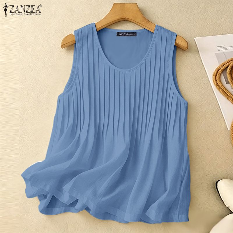 ZANZEA Tank Top Wanita Musim P - Summer Clothing Plus Size ulasan dan harga