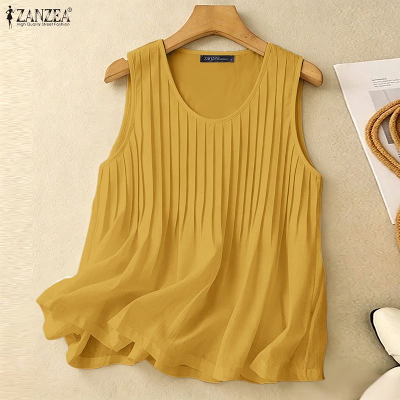ZANZEA Tank Top Wanita Musim P - Summer Clothing Plus Size ulasan dan harga