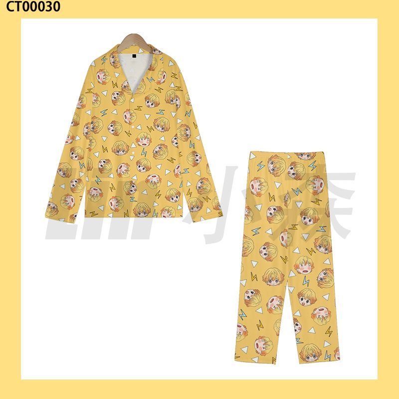 Piyama Zenitsu Demon Slayer Lu - Summer Clothing Teens ulasan dan harga