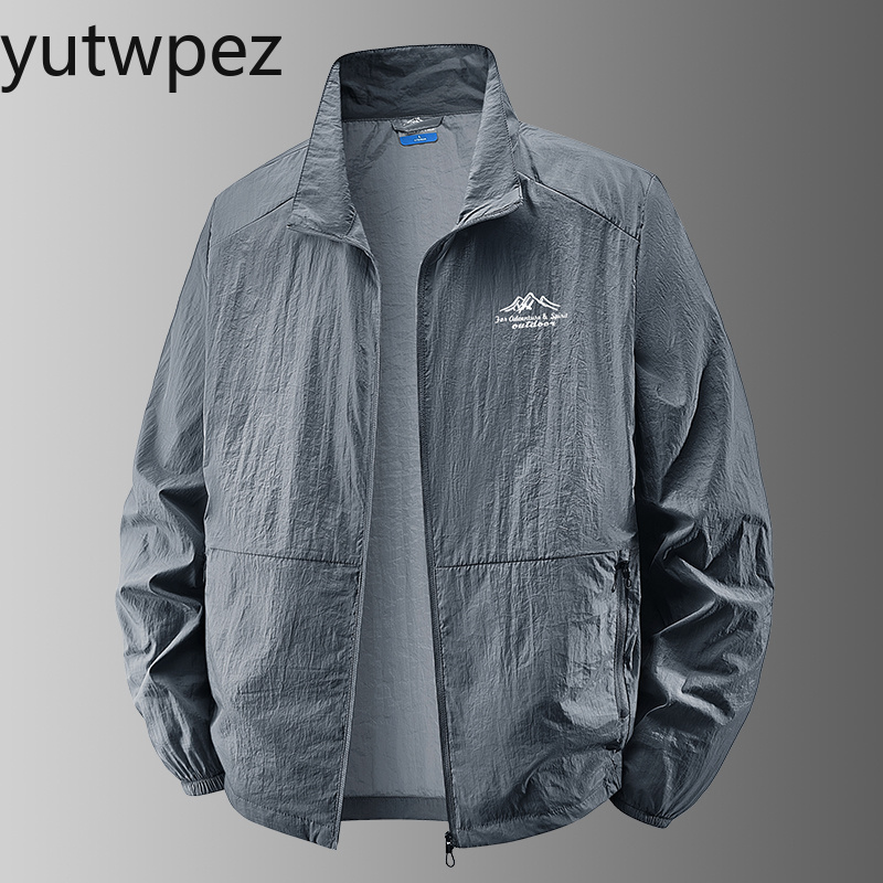 Jaket Ringan Pria UPF50+ untuk - Yours Clothing Summer Jackets ulasan dan harga