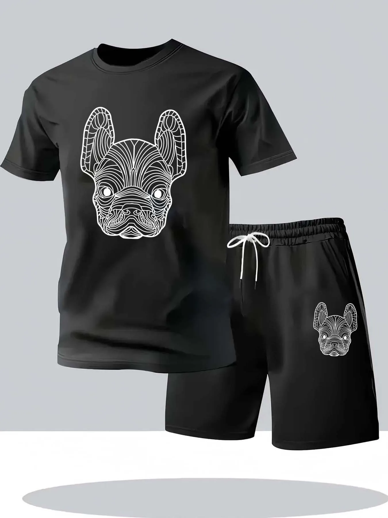 Setelan Kaos Lengan Pendek dan - Summer Gym Clothing ulasan dan harga
