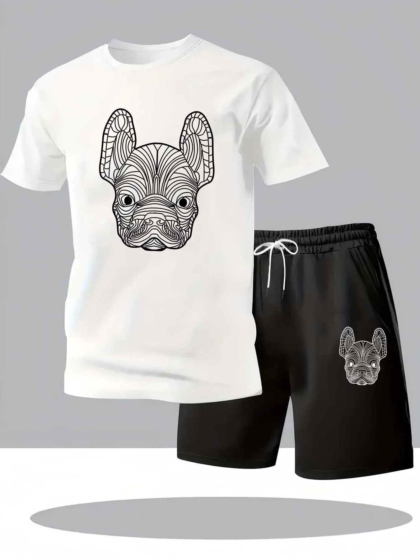 Setelan Kaos Lengan Pendek dan - Summer Gym Clothing ulasan dan harga