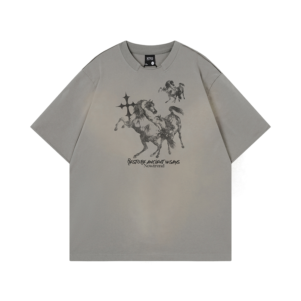 Kaos Distressed Wash Berkualit - Summer Clothing Trends 2026 ulasan dan harga