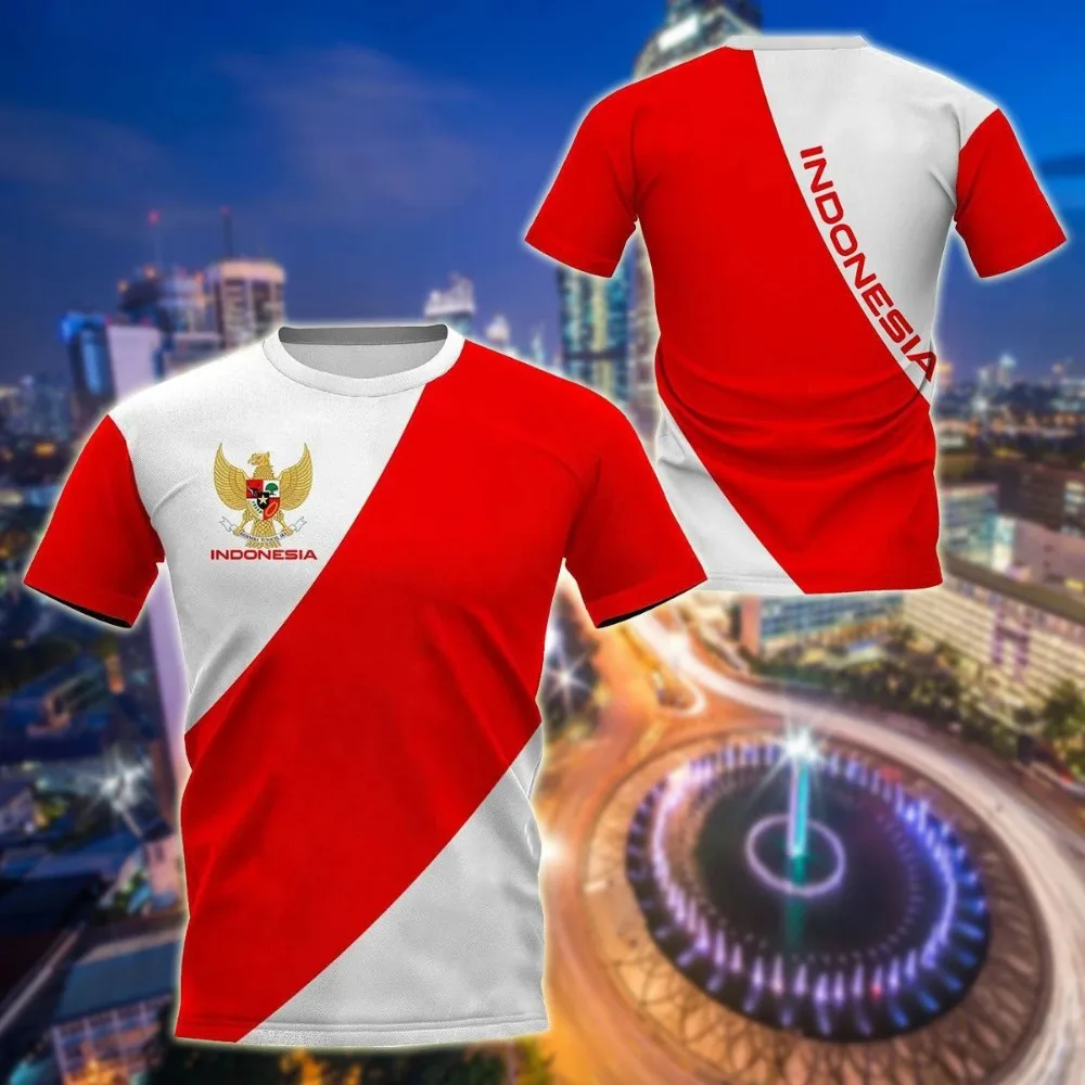 Kaus motif Heraldic bendera In - Summer Clothing Teens ulasan dan harga