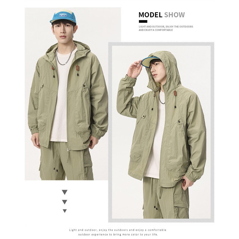 Pakaian Kulit Tahan UV Kasual  - Yours Clothing Summer Jackets ulasan dan harga