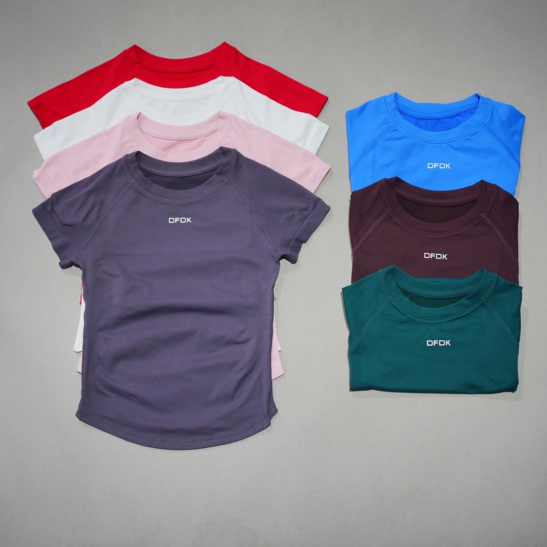 Kaos Olahraga Wanita Elastis B - Summer Gym Clothing ulasan dan harga