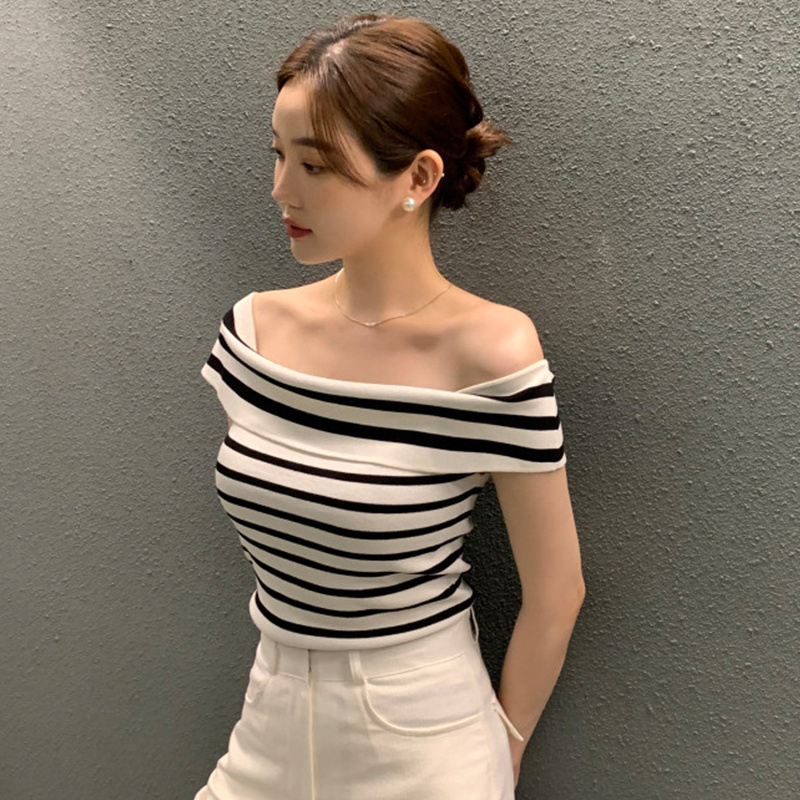 Kaus rajut bergaris-garis wani - Summer Zara ulasan dan harga