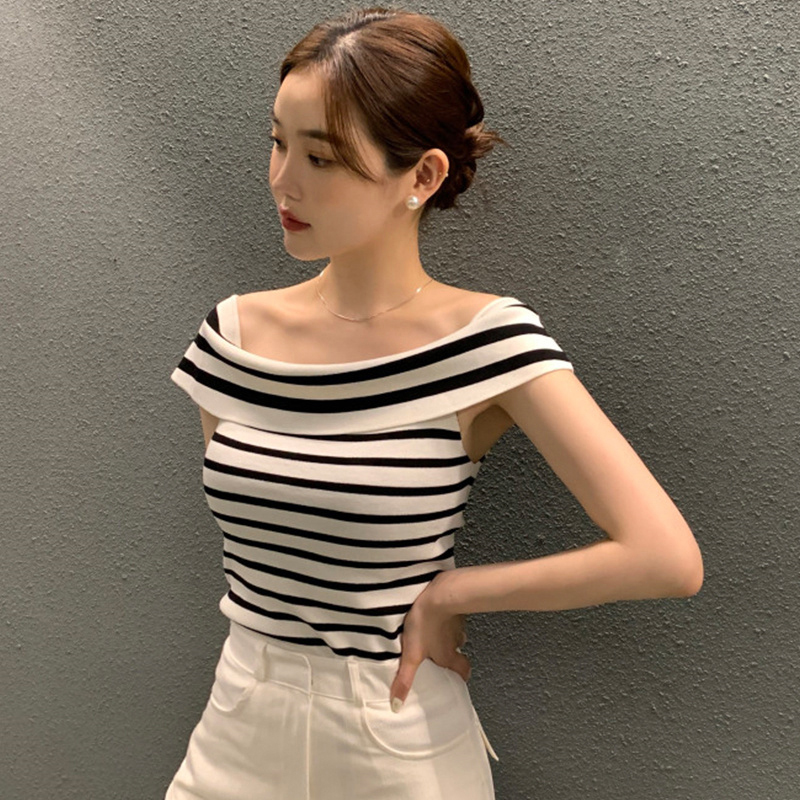 Kaus rajut bergaris-garis wani - Summer Zara ulasan dan harga