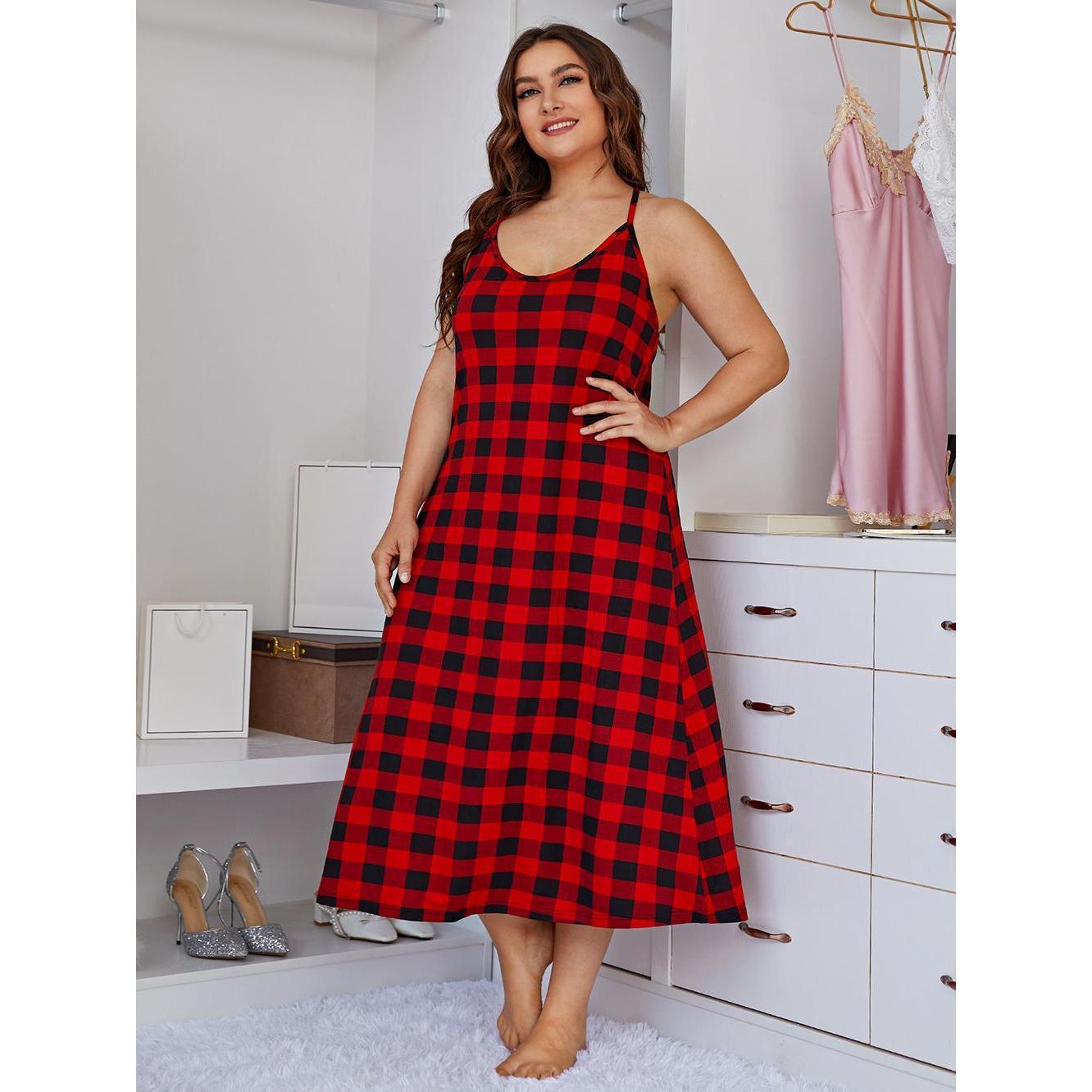 Gaun Tidur Ukuran Besar Wanita - Summer Clothing Plus Size ulasan dan harga